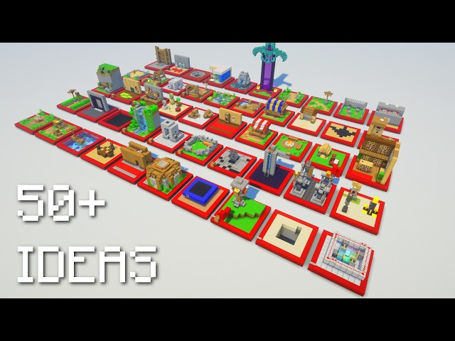 50+ Mini Builds for YOUR Minecraft World