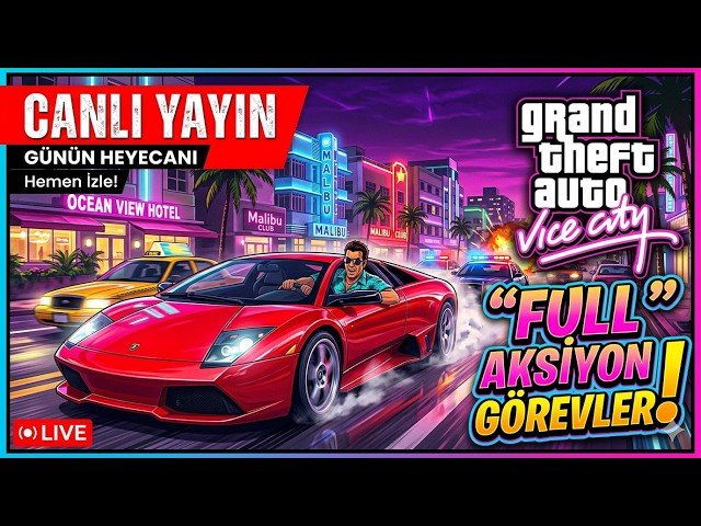 HEDEF 150 KATIL! LÜKS ARAÇLAR AŞKINA GTA Vice City! | PERŞEMBE YAYINI! HEDEFLERİMİZ VAR!