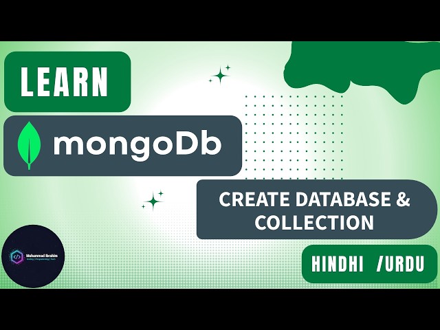 MongoDB Create Database & Collection | MongoDB Tutorial for Beginners