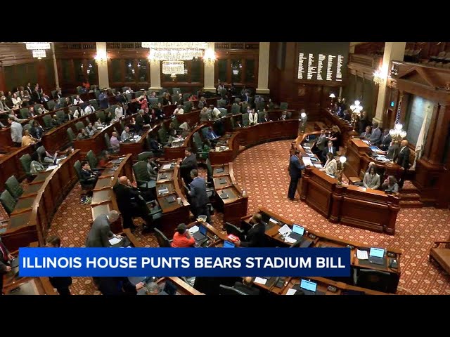 Bears to Indiana? What's next after Illinois House punts stadium bill