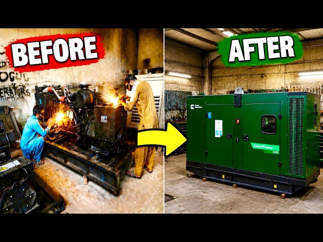 Inside the Factory The Fascinating Mass Production of 100Kva Power Generator