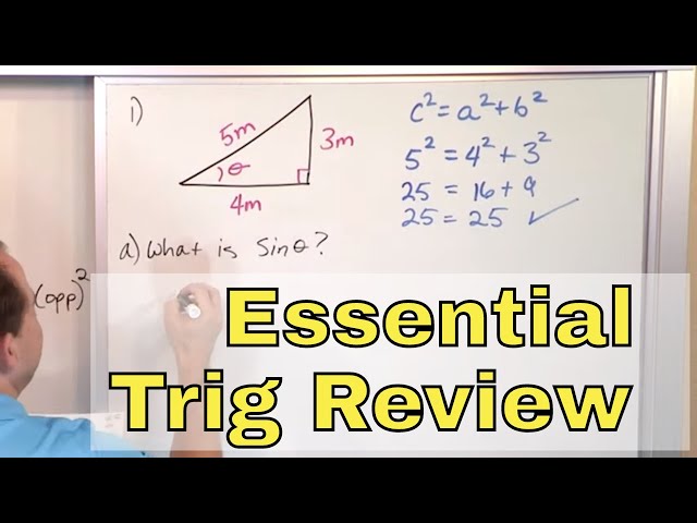 06 - Review of Essential Trigonometry (Sin, Cos, Tangent - Trig Identities & Functions)