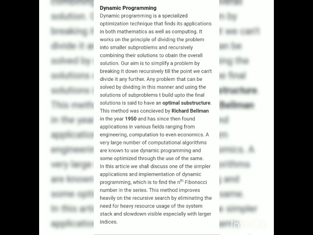 Calculate the nth Fibonacci Sequence using Dynamic Programming - DAA CASE STUDY - 711119104023