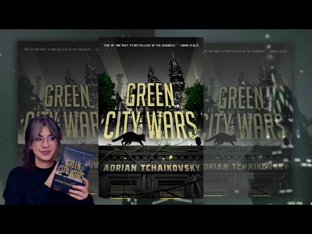 reading one of my most anticipated releases of the year 🦝 Green City Wars