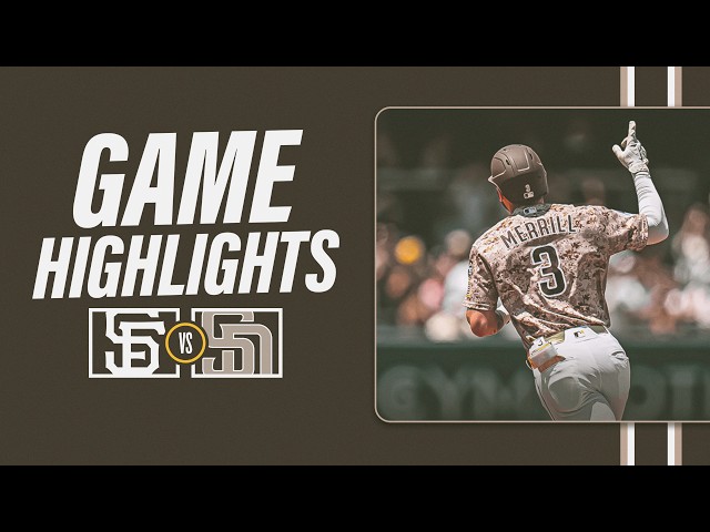 Resumen del juego Giants vs. Padres (2/8/26) | Lo mejor de la MLB