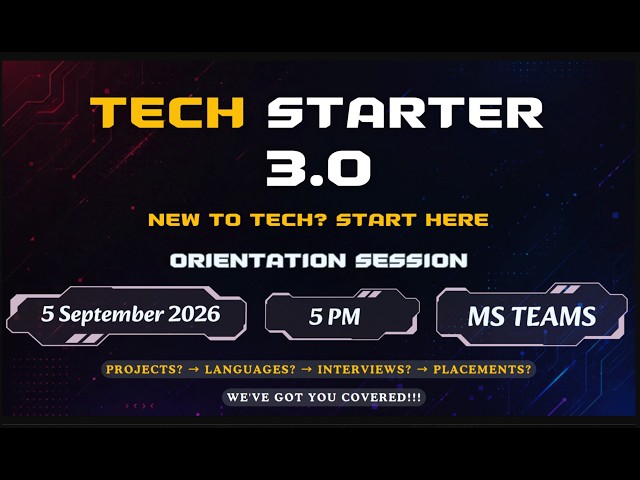 Tech Starter 3.0 | Core of Web Development | JavaScript