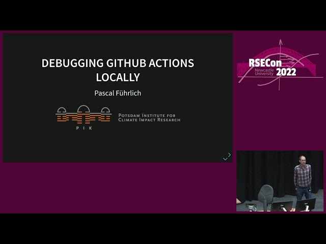 Pascal Führlich: Debugging GitHub Actions Locally