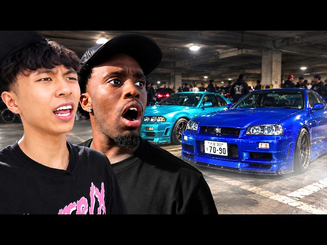 I Took Kai Cenat To His FIRST UNDERGROUND Car Meet In Tokyo! 🇯🇵🔥