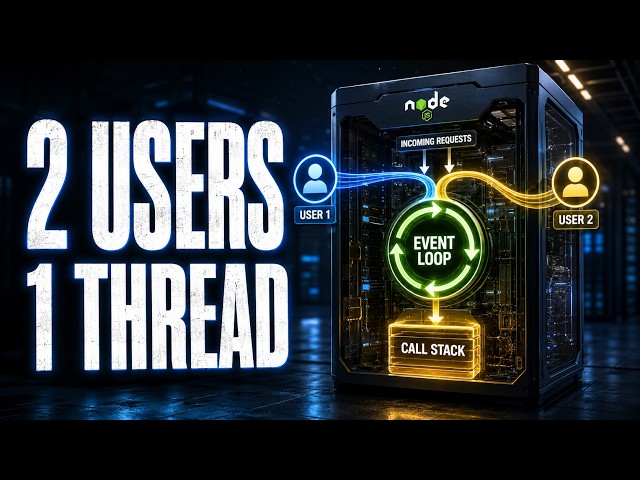 How Node.js Handles Multiple Requests (Visualized)