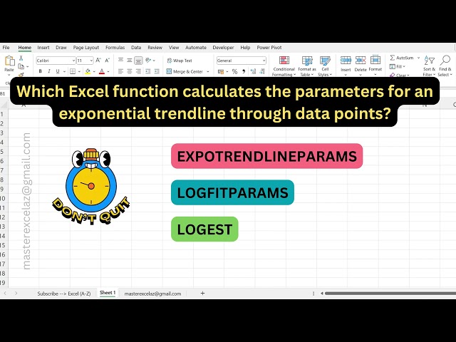 #341 - Excel formula question and answer