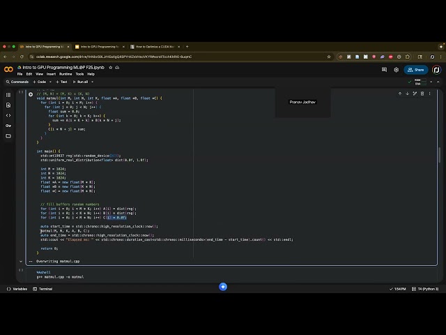 Intro to GPU Programming for Machine Learning | ML@P Workshop | Pranav Jadhav