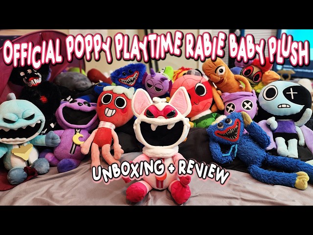 OFFICIAL POPPY PLAYTIME RABIE BABY NIGHTMARE CRITTERS PLUSH UNBOXING & REVIEW