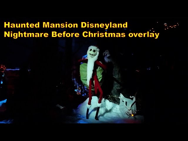 Haunted Mansion Holiday at Disneyland | 4K full ride