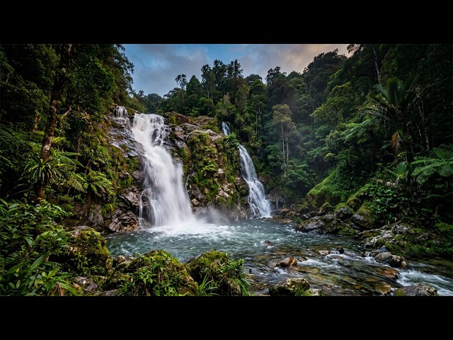 Waterfall Sounds for Sleeping | Relaxing Nature Ambience & White Noise All Night