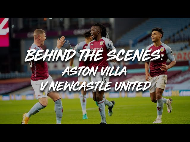 BEHIND THE SCENES | Go PITCHSIDE for Aston Villa 2-0 Newcastle