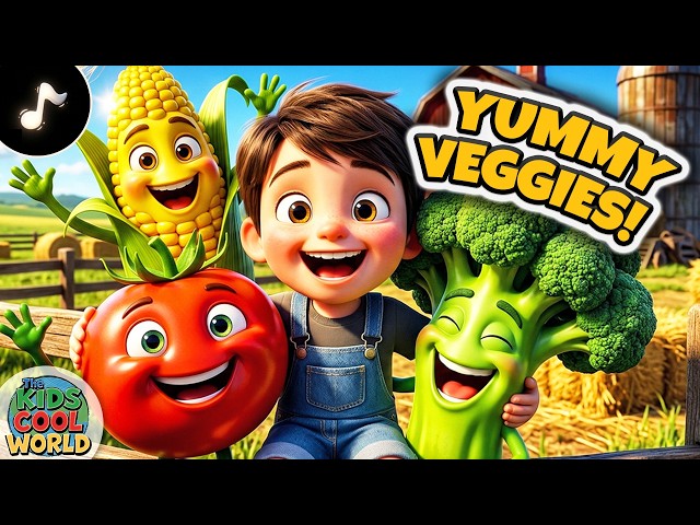 Yummy Veggies! 🥦🥕 | Healthy Eating Song for Kids & Picky Eaters