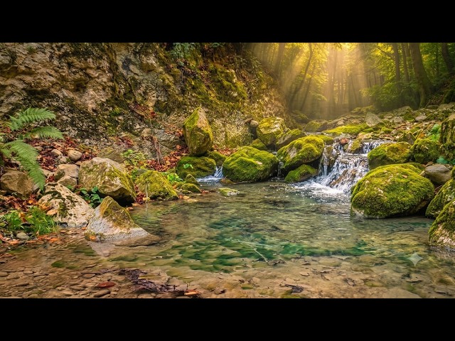 Forest Spring & Water Sounds 🌿 A Moment of Pure Calm (4K)