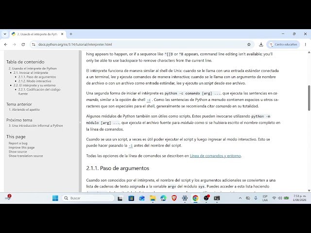 Curso de Python desde 0 - Capitulo 1. Año 2026.