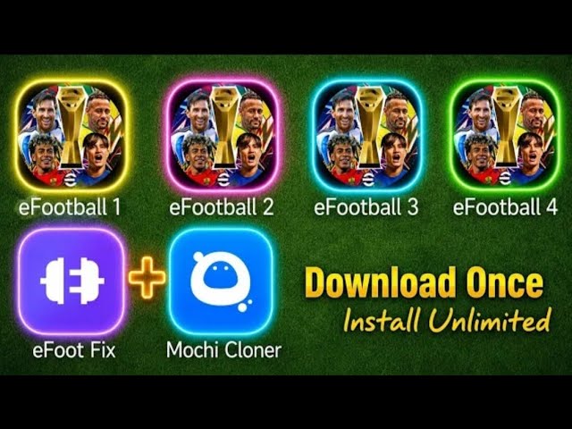 How to clone eFootball 2026 Mobile • eFootball Multiple Account Problem Fix