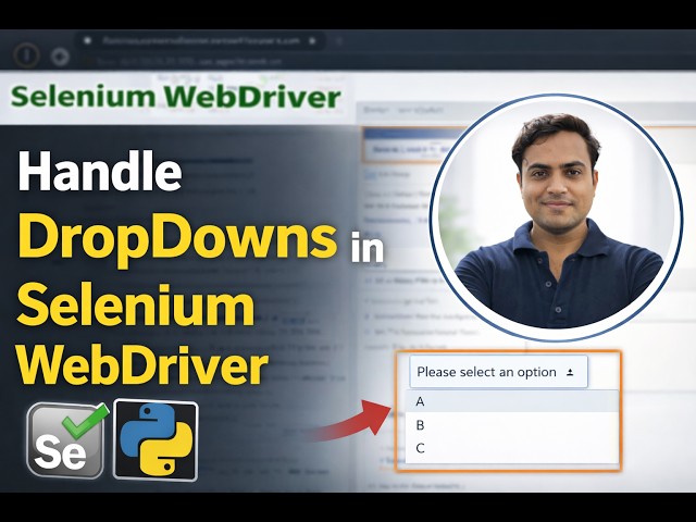 Handle Dropdowns in Selenium (Beginner to Advanced) | Real Examples #selenium #python