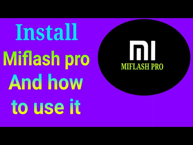 Miflash Pro