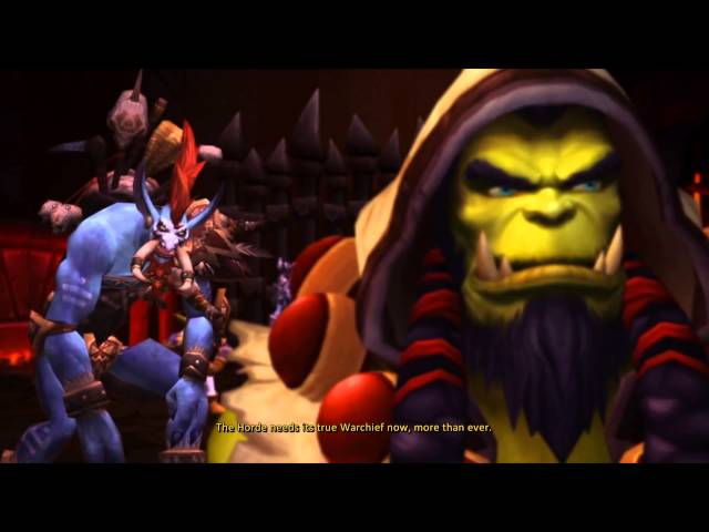 Thrall will follow Vol'jin - New Warchief - Cinematic - Horde Version