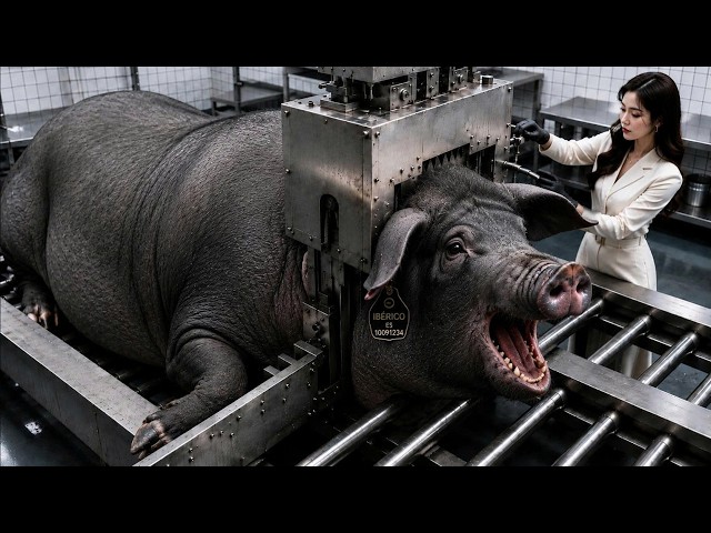 The Truth About The Mega Black Pig Processing Factory | Full Process Of Premium Pork Legs
