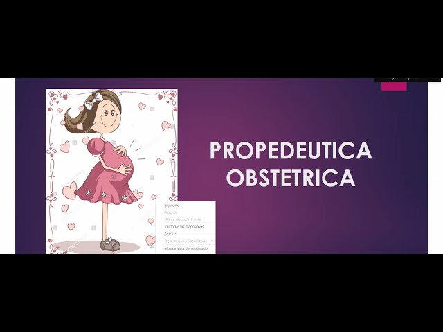 PROPEDEUTICA OBSTETRICA   EMBARAZO