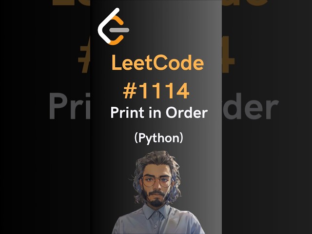 LeetCode#1114 Print in Order - Python