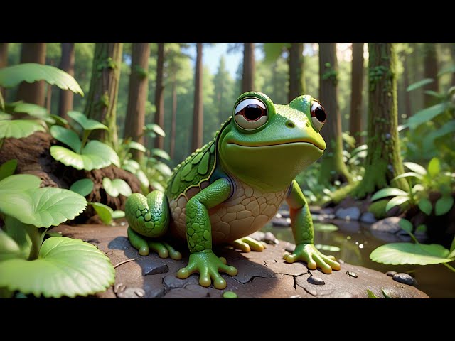 Find the Green Forest Frog! 🐸🍃 | Interactive Learning for Kids | Animals & Nature