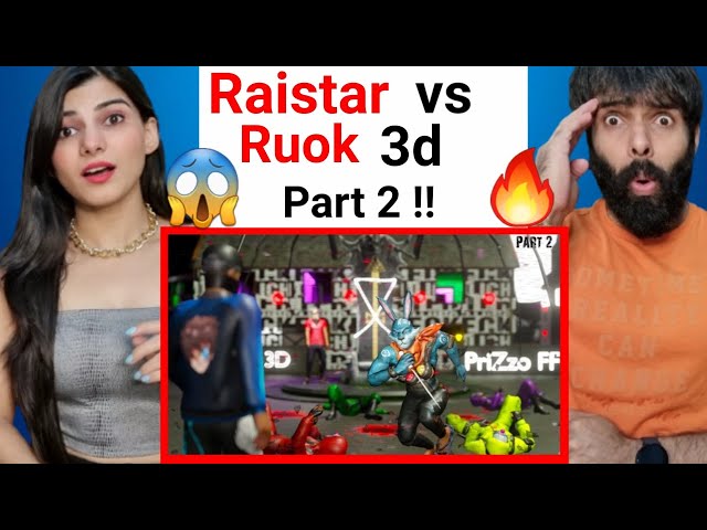 RUOK vs RAISTAR PART 2 🔥| 3D ANIMATION MONTAGE FREE FIRE ❤️ EDITED by PriZzo FF HOW TO MAKE 3D MODEL
