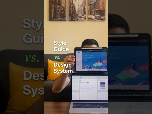 Style Guide vs. Design System #uidesign #uidesigner