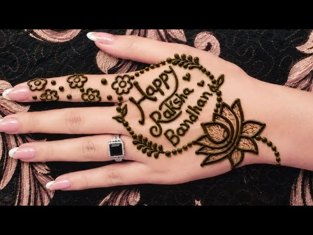 Minimal Mehndi Design|Simple Easy Mehndi Design| Back Hand Mehndi Design New Mehndi Design#mehndi 