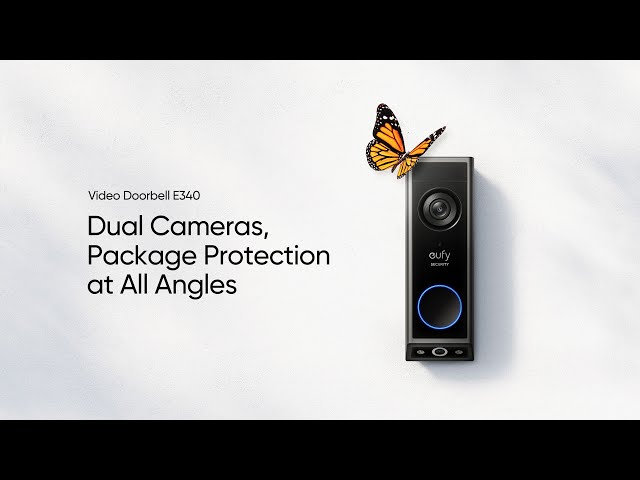 Introducing eufy Video Doorbell E340 | Dual Cameras, Package Protection at All Angles