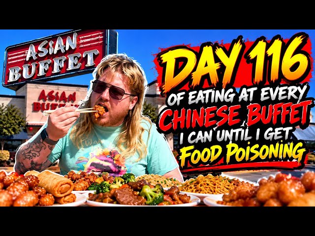 Hot blonde goes to asian buffet in Arlington texas  #mulletreview  #buffet  #review  #texas 