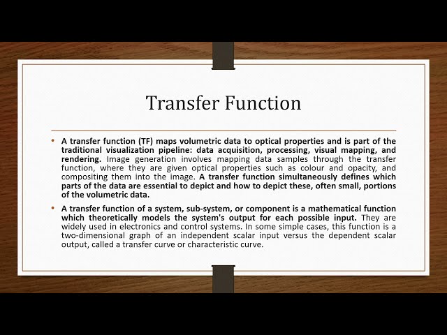 Transfer Function