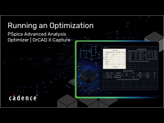 Running an Optimization with the PSpice Advanced Analysis Optimizer