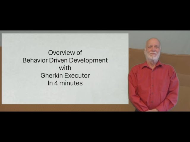 Behavior Driven Development with Gherkin Executor