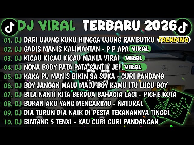 DJ TIKTOK TERBARU 2026🎵DJ DARI UJUNG KUKU HINGGA UJUNG RAMBUTKU - MUTIARA🎵DJ GADIS MANIS KALIMANTAN