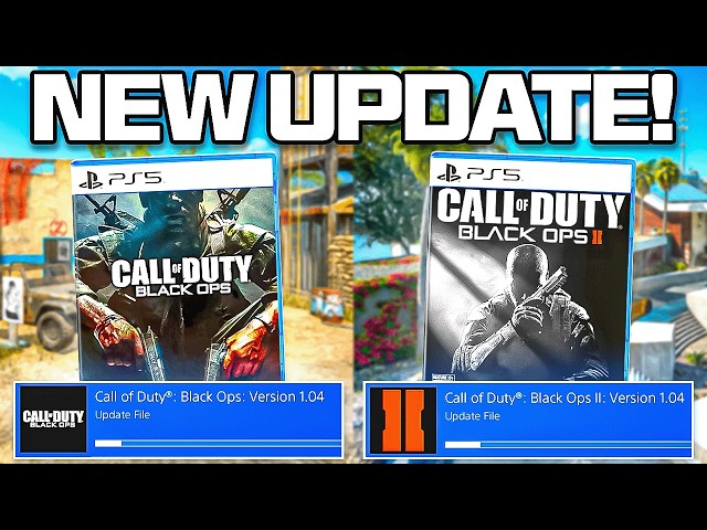 NEW Black Ops 1 & Black Ops 2 Update 1.04 Patch Notes PS4/PS5! (Controller Deadzones & Lag Fixes)