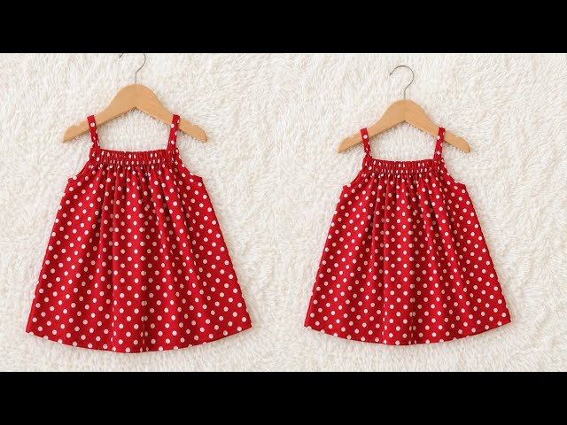 How to Stitch a Beautiful Baby Frock | Cutting and Stitching (2-3 years)