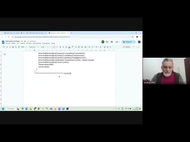 Curso Java + Python + Selenium   2025 09 03