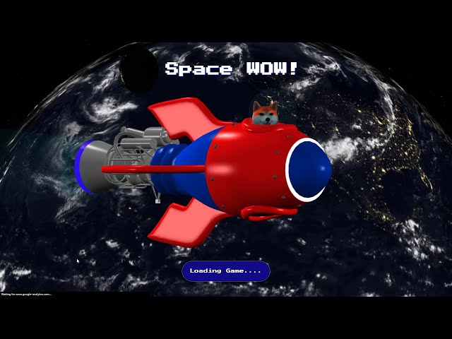 Three JS Space WOW Dogecoin Demo Game