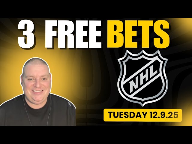 Tuesday NHL Betting Picks - 12/9/25 l Craig's NHL Picks & Predictions