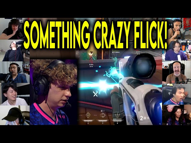 Valorant Streamers React To PRX Something CRAZY FLICK Against GE In VCT