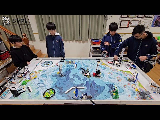 FLL 2024-2025 SUBMERGED Robot Game - 620 Points - OFDL Taiwan #spike #lego #pybricks