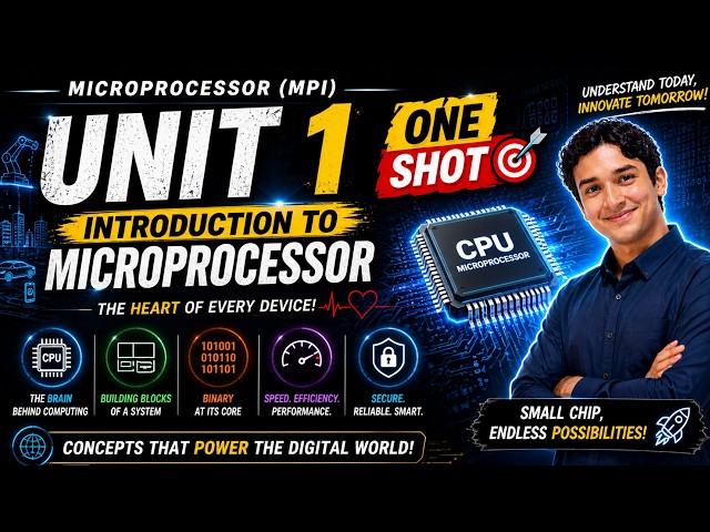 Microprocessor Unit 1 (MPI) | Introduction to Microprocessor (MPI) | RTU AKTU MUJ| Exam Ready