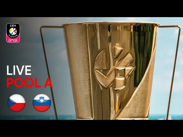 LIVE | Czechia vs. Slovenia | CEV Enel EuroVolley 2026 | Men