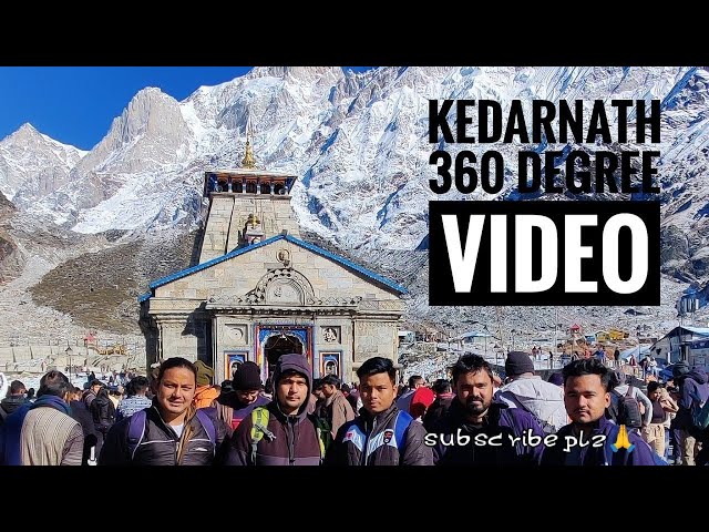 !!🙏 KEDARNATH IN VR🙏360°video!!AFTER FIRST SNOWFALL!! 2021 WITH INSTA 360ONE X2 !! #kedarnath 
