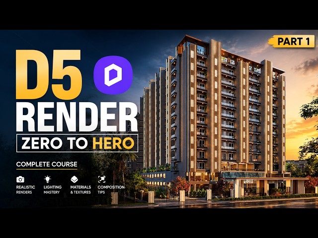 D5 render from Basics to Master | Hindi | Training part 1